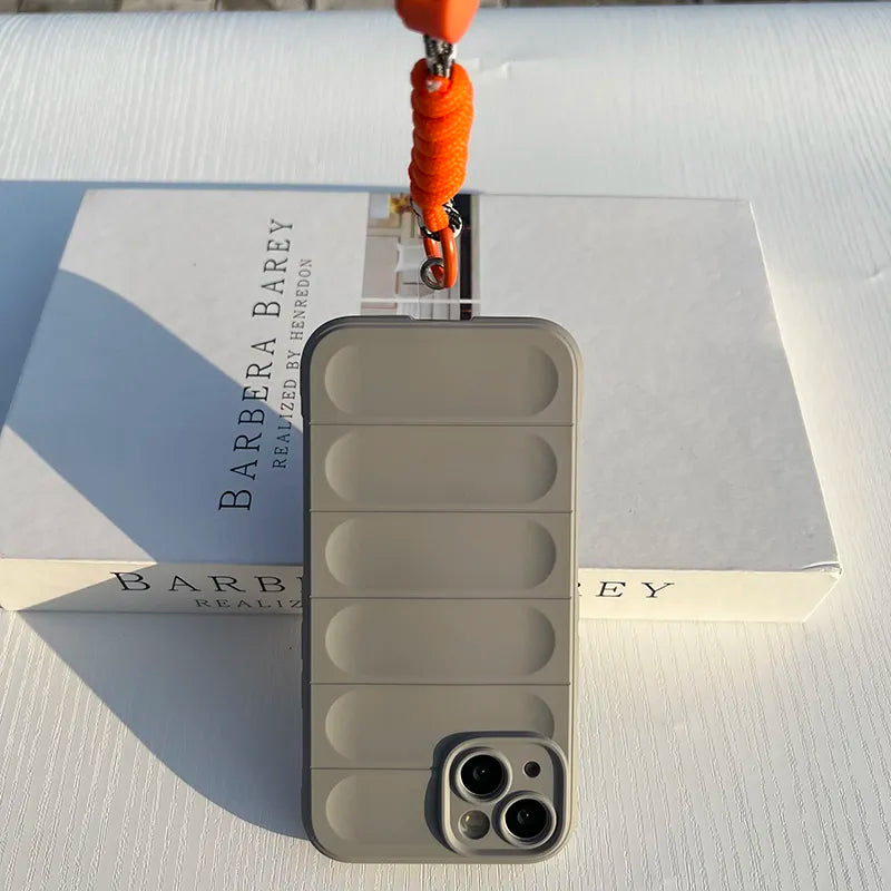 Matte Silicone  3D Stripe Case For iPhone - Premium Mobile Phone Cases from Inandlay - Just $16! Shop now at Dressmycell.com Matte Silicone  3D Stripe Case For iPhone - Premium Mobile Phone Cases from Inandlay - Just $16! Shop now at Dressmycell.com